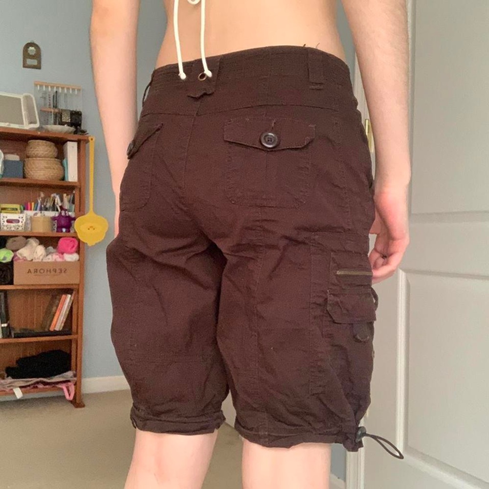 brown cargo shorts by style & co.